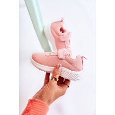 Vaikiški sportiniai batai su lipnia juostele Pink Lexy