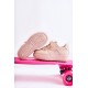 Vaikiški sportiniai bateliai su lipnia juosta Pink Elike