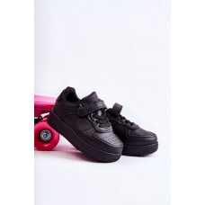 Vaikiški sportiniai batai su lipduku Black Elike
