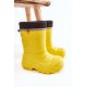 Vaikiški šildomi lietaus batai Befado 162X302 geltoni