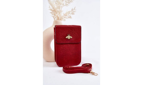 Maža piniginė su ornamentu raudona Neliss
