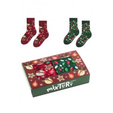 Zooksy mixTURY Kalėdų eglutės kojinių rinkinys vaikams