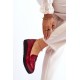 Moteriški odiniai batai su žemu pleištu Raudona Synthia
