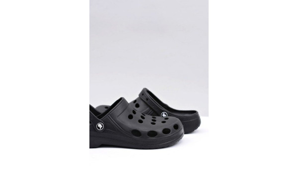 Vyriškos skaidrės basutės „Crocs Black“