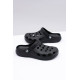 Vyriškos skaidrės basutės „Crocs Black“