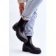 Užsegami guminiai batai Jodhpur Boots Black Carme