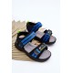 Šviesūs Velcro vaikiški sandalai Blue Brando