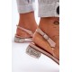 Permatomi sandalai su ornamentais Rožinis SBarski MR1037-05