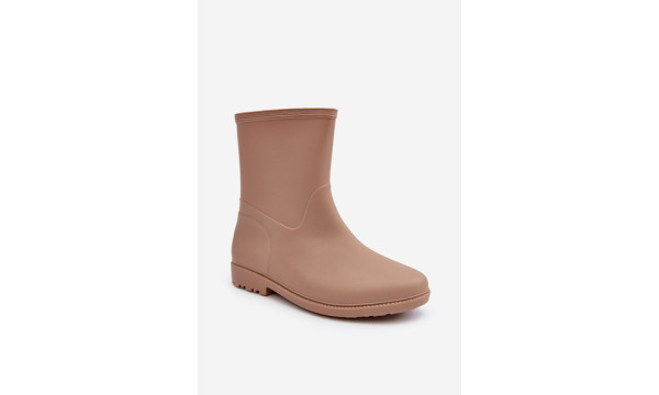 Moteriškos klasikinės Slip-on Galoshes Beige Solihia