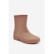 Moteriškos klasikinės Slip-on Galoshes Beige Solihia