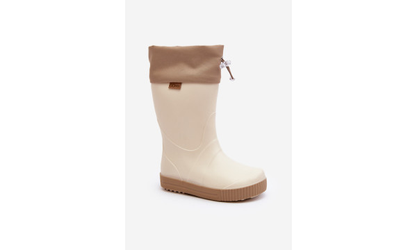 Dětské Holínky s límcem Wave Gokids 979 Beige