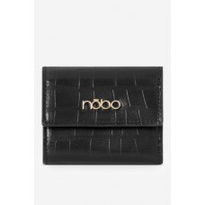 Dámská Malá Peněženka Ze Přírodní Kůže Nobo NPUR-LR110-C020 Černá