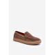 Mužské Semišové Polobotky Loafersy Zazoo 1574 Tmavě Beige