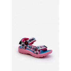 Dětské sandálky Lee Cooper LCW-24-34-2600 Růžové