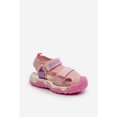 Dětské sandály na suchý zip Big Star NN374234 růžové