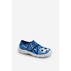 Dětské pantofle Na suchý zip Befado 974X312 modré
