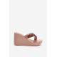 Dámské Sandály Na Korkové Platformě 83520 Ipanema High Fashion Slide Fem Beige