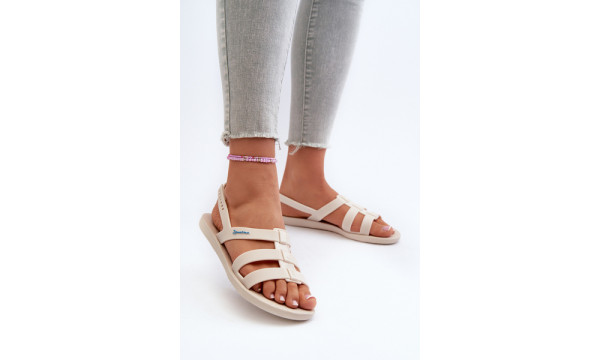 Ploché Dámské Sandály 83516 Ipanema Style Sandal Fem Beige