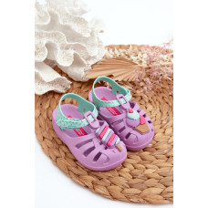 Dětské sandálky Na Suchý Zip 83486 Ipanema Summer XIII Baby Fialové