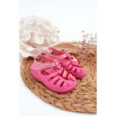 Dětské sandálky Na Suchý Zip 83486 Ipanema Summer XIII Baby Růžové