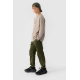 Chlapecké Kalhoty Jogger Casual Hladké 4F Khaki 4FJWMM00TTROM0812-43S