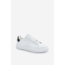 Pánské Sneakers Z Eko Kůže Big Star OO174115 Bílé